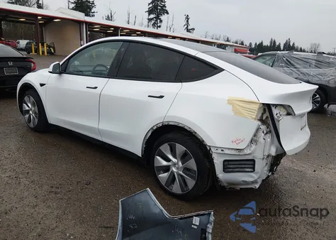 2020 Tesla Model Y Long Range Dual Motor All-Wheel Drive z USA, uszkodzony, nr VIN 5YJYGDEE4LF055566